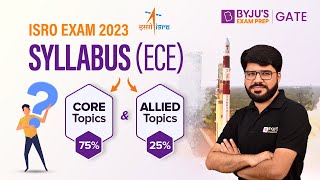 Core Topics and Allied Topics🤔  Electronics and Communication ECE Syllabus  ISRO 2023  BYJUS [upl. by Hsenid]