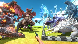 FPS Avatar Rescues Ice Monsters and Fights Hell Monsters  Animal Revolt Battle Simulator [upl. by Claudy]