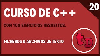 20Ficheros o archivos de texto en C [upl. by Enisaj]