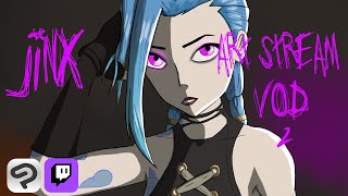 Fan Art Jinx Redraw  Session 2  commission are open [upl. by Alister]