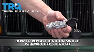 How To Replace Ignition Switch 19842001 Jeep Cherokee [upl. by Sinclair561]