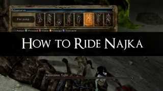 Dark Souls 2 How to Ride Najka Glitch [upl. by Gorlin]