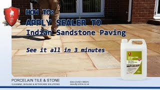 LTP  How do I seal my Indian Sandstone Paving [upl. by Iolanthe77]