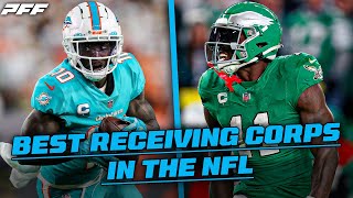 Ranking the Best Receiving Corps in the NFL  PFF [upl. by Raila]