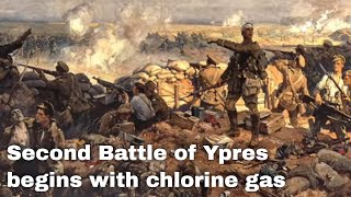 22nd April 1915 Chlorine gas marks the start of the Second Battle of Ypres [upl. by Treacy]