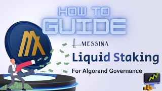 Algorand Liquid Staking  HowTo Guide Earn More Through Governance [upl. by Reisch]