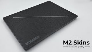 M2Skins Asus Zephyrus G14G16 2024 Top Lid Installation [upl. by Orvie961]