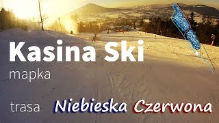 Kasina Ski  wyjazd i zjazd  trasy mapka 2019 [upl. by Pacheco]