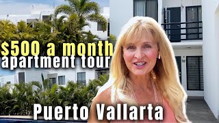 500 a Month Apartment Tour in Puerto Vallarta Mexico  Affordable Rental [upl. by Aciraj686]