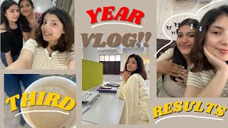 Third Year RESULT  HECTIC College Life  Mbbs Vlog [upl. by Hseham]