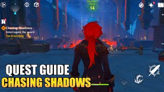 Chasing Shadows Quest Guide Genshin impactEnter the Fatui hideout Genshin impact Quest [upl. by Legnalos]