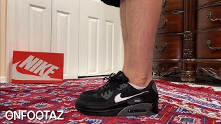 Nike Air Max 90 Black Marina Iron Grey White [upl. by Emorej]