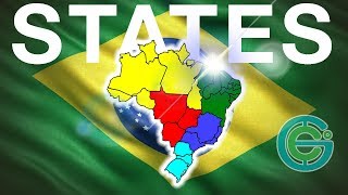 The states of Brazil explained Geography Now [upl. by Olnay737]