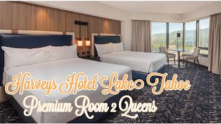 Harveys Hotel Lake Tahoe  Premium Room Tour [upl. by Lonier]