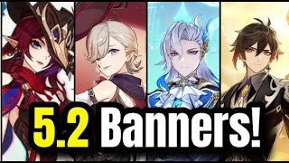 EVERYTHING WE KNOW ABOUT 52  Banners FREE Pulls Saurians amp Map  Genshin Impact [upl. by Erdna450]