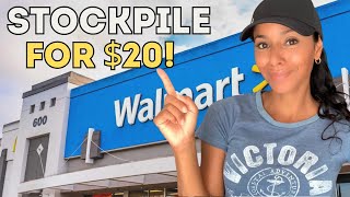 Walmart Prepper Pantry Haul Budget Stockpile for 20 [upl. by Shuping]