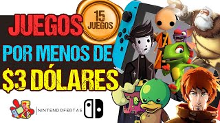 Ofertas en juegos POR MENOS DE 3 Eshop Nintendo Switch 16 [upl. by Anaytat]