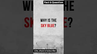 Why is the Sky Blue facts factshorts [upl. by Emmey]