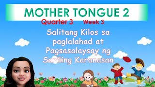 SALITANG KILOS  PANDIWA  MOTHER TONGUE QUARTER 3 WEEK 3 GRADE 2 [upl. by Somar]