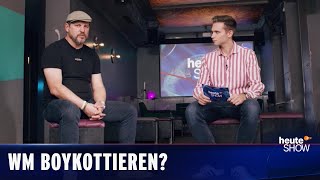 Schauen Sie die WM in Katar Steffen Baumgart  heuteshow vom 28102022 [upl. by Hairom377]