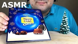 ASMR CHRISTMAS OREO CHOCOLATE ALPEN GOLD Dessert Eating Sounds Mukbang NO TALKING [upl. by Sanders]