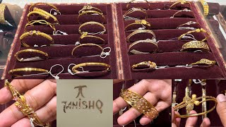 Tanishq 2024 Lightweight Single Kada Bracelet Bangle Designs with price and weight Tanishq Bangle [upl. by Flavio]