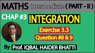 Ch3 Exercise 33 Question no8 and 9  Maths intermediate Part 2Lec 8 [upl. by Yanad]