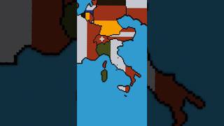 Italy and other micronations timelapse World map part 7 Italy Italian flags maps Minecraft [upl. by Henigman]