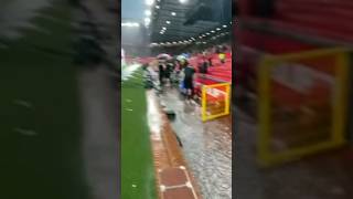 Look at the waterfall at old Trafford Stadium 😳 Man United vs Arsenal manutd oldtrafford video [upl. by Vahe]