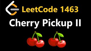 Cherry Pickup II  Leetcode 1463  Python [upl. by Nyledam]