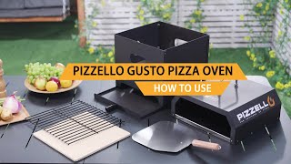 Pizzello Gusto 12  4 in 1 Outdoor Pizza Oven [upl. by Stauffer72]