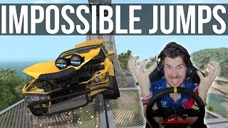 The Jumps In This BeamNG Level Are Ridiculous [upl. by Hayes]