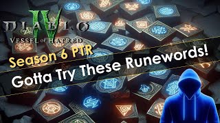 Diablo 4 Runewords Explained amp The Most Powerful Combinations [upl. by Nrev]