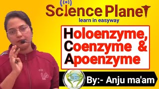 Concept of HoloenzymeCoenzyme ampApoenzyme By Anju maam scienceplanetbiology [upl. by Cressida253]