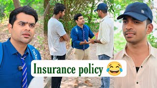 Insurance policy 😂 reels comedy funny idreessain [upl. by Aicac]