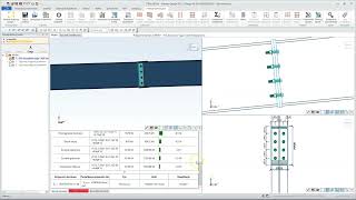 Styk montażowy rygla w modelu MES  Moduł połączeń stalowych Advance Design [upl. by Byrann]