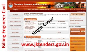 How to submit bid on jktender website  PWD ka tender kaisai jama karai [upl. by December585]