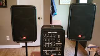 JBL EON 208P allinone PA system Review [upl. by Ahlgren]