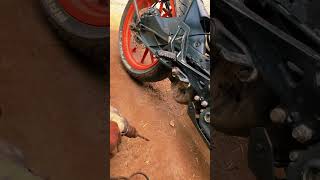 Ktm rc 125 exhaust modified bikelover ktmrc125cc ktmloverktm biker bikelfe viralvideo [upl. by Heidy]