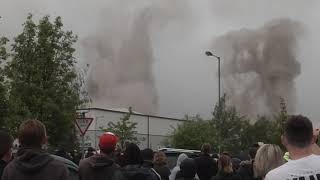 Demolition of Rugeley Power Station Cooling Towers  6 June 2021 [upl. by Zimmermann306]