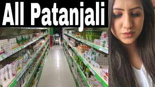 PATANJALI STORE TOUR VLOGGING All patanjali products Made in India [upl. by Chrisoula325]