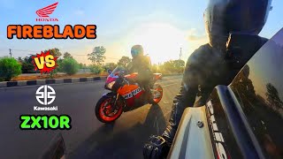 ZX10R Honda FIREBLADE amp Triumph DAYTONA🥵 BANGALORE SUPERBIKES ❤️ [upl. by Odilia39]