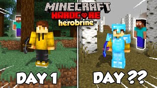 Can I Survive in a HEROBRINE Hardcore World Day 150 [upl. by Idell505]