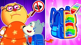 Dont Sneak Food Into Class Wolfoo  School Story Compilation 🤩 Wolfoo Kids Cartoon [upl. by Kylynn458]