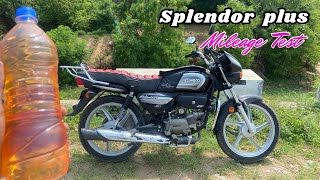 Splendor Plus Mileage Test 😱 BS6  80 kmpl Tamil splendor splendorplus [upl. by Lengel]