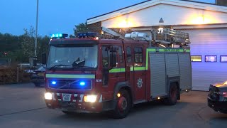 Maryport RESERVE Retained Pump Turnout  Cumbria Fire and Rescue Service [upl. by Atinreb]