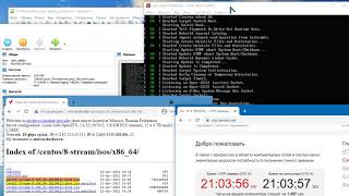 Установка CentOS 8 2021 CentOSStream8x866420210421boot PostgreSQL12 Zabbix 50 [upl. by Rawna96]