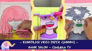 Kompilasi Paper Hair Salon   Goduplo TV [upl. by Fessuoy478]