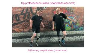 Balanstraining voor gevorderden  hardlopen met een prothese [upl. by Ariew]