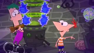 Disney Channel Russia  Phineas and Ferb Halloween Special intro 2013 [upl. by Tlihcox]